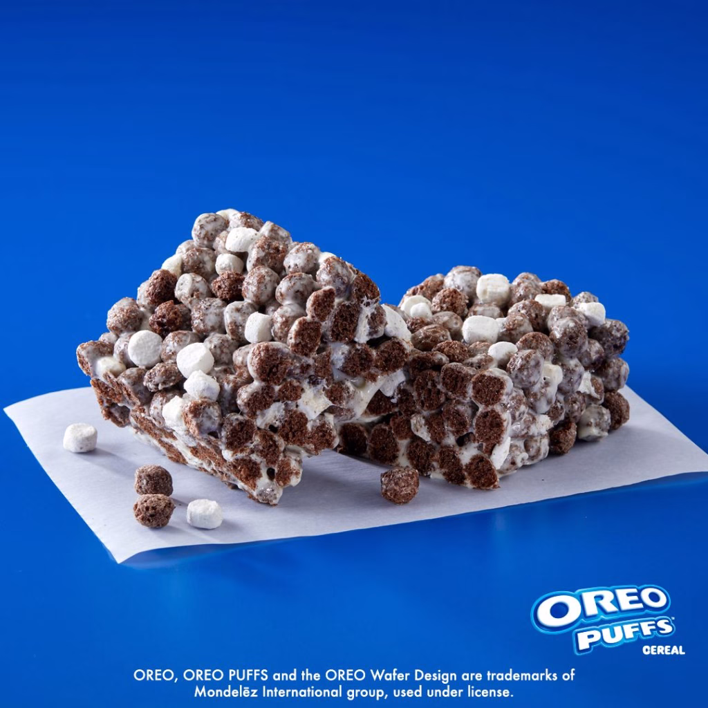 OREO PUFFS marshmallow bars