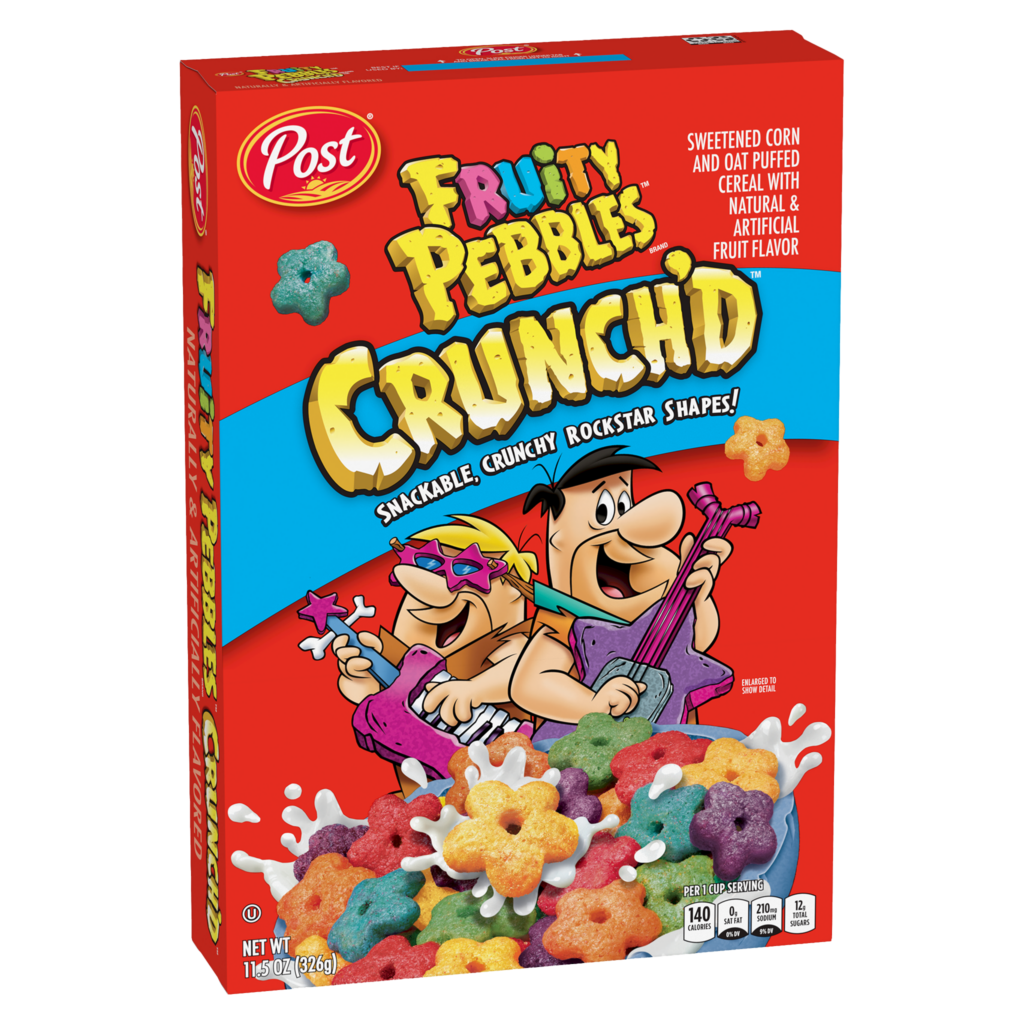 Fruity PEBBLES Crunch'd Cereal Box