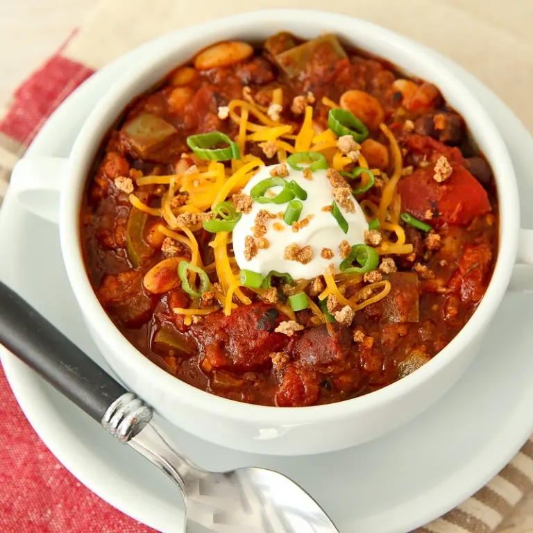 Grape Nuts spicy vegetarian chili recipe