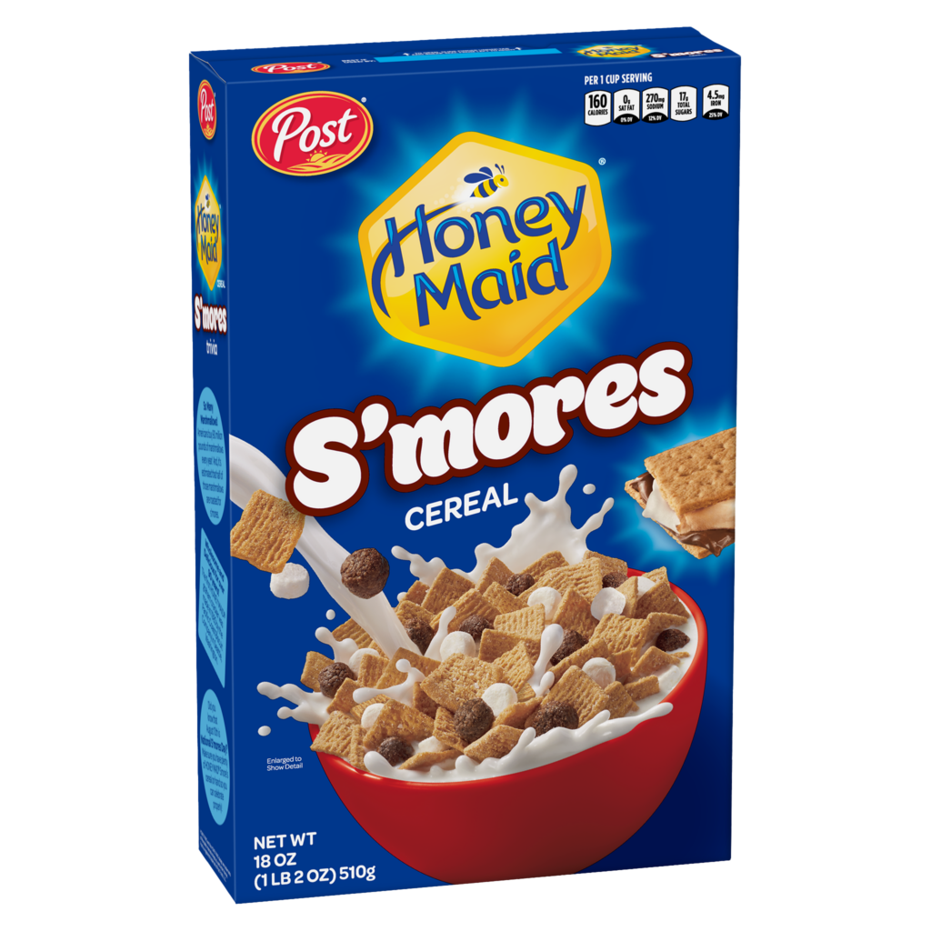 Honey Maid S'mores cereal box