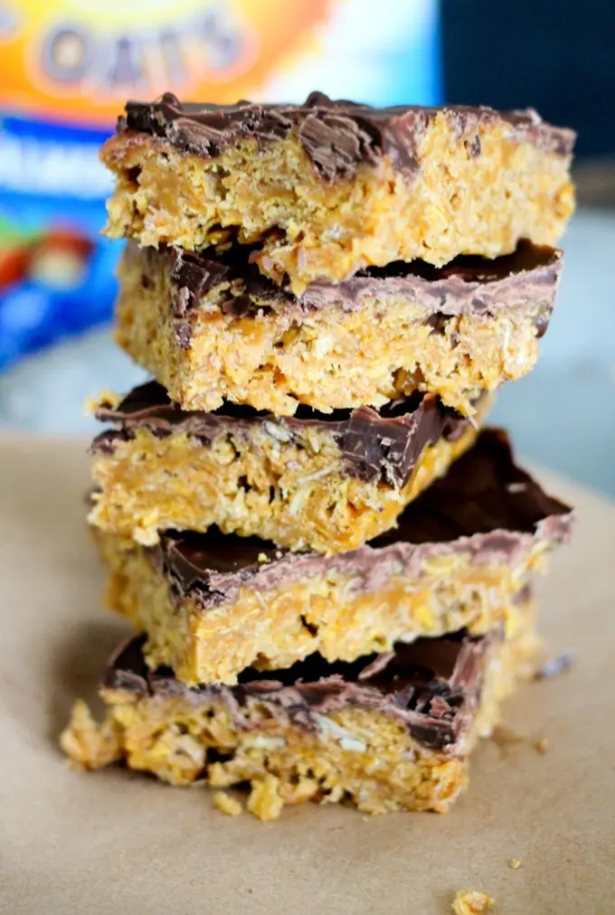 No bake Honey Bunches of Oats treat bars recipe