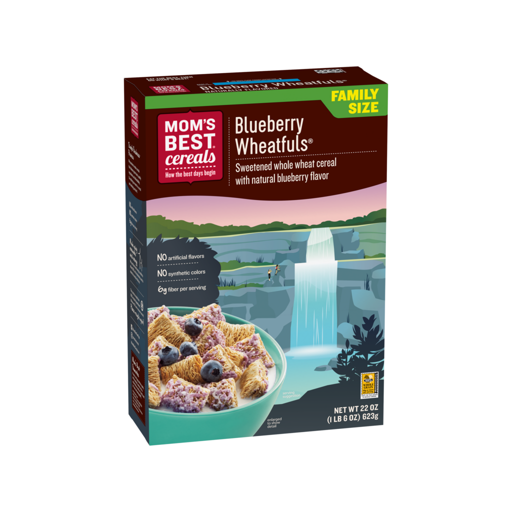 Mom's Best Blueberry Wheatfuls box