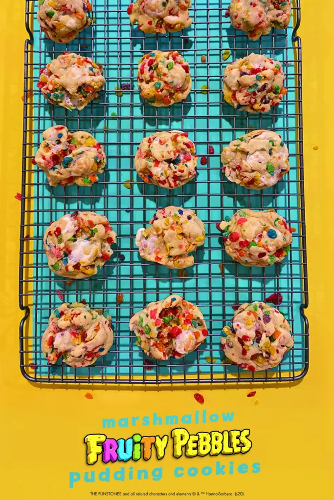 Fruity Pebbles Marshmallow Cookies Recipe