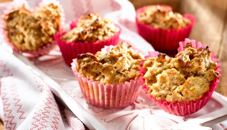 Great Grains banana heart muffins recipe