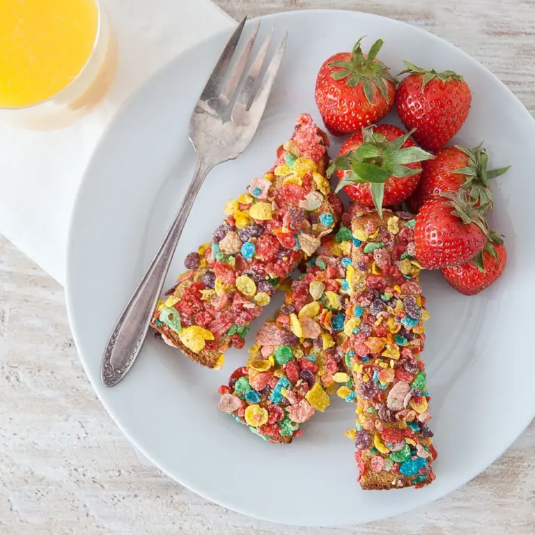 PEBBLES french toast fingers recipe