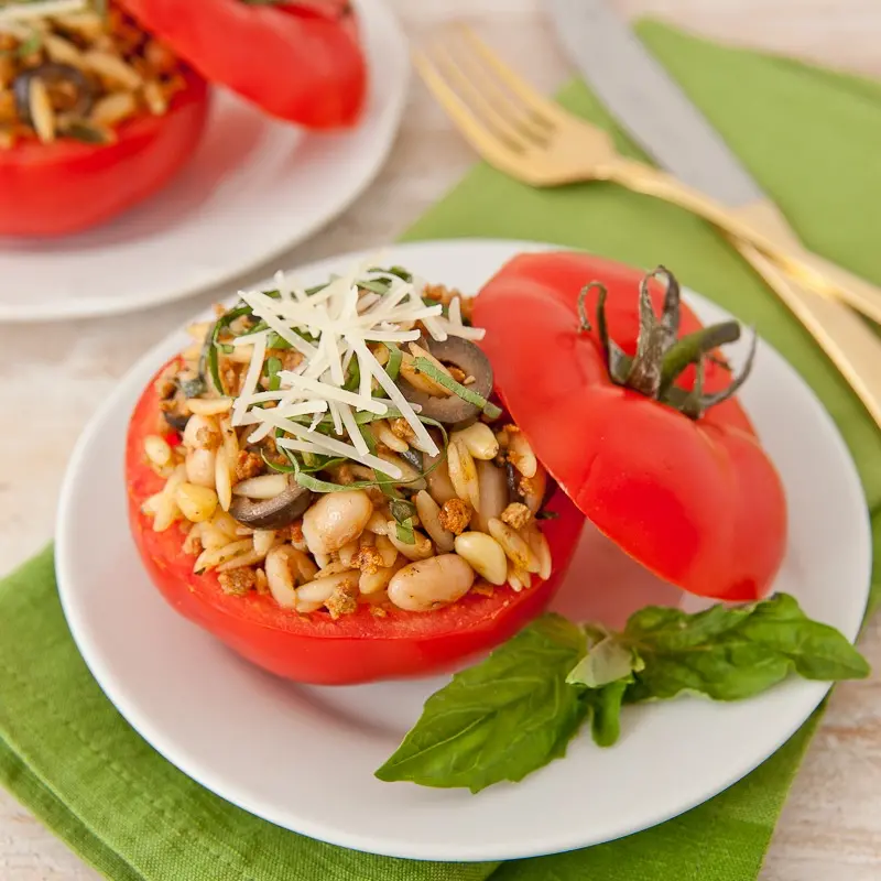 Grape Nuts stuffed tomatoes recipe