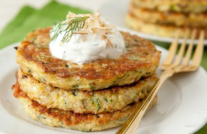 Shredded Wheat zucchini fritters recipe