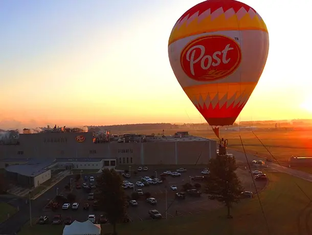 Post hot air balloon