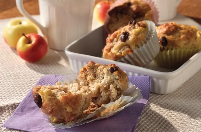 Apple Raisin Bran Muffins recipe