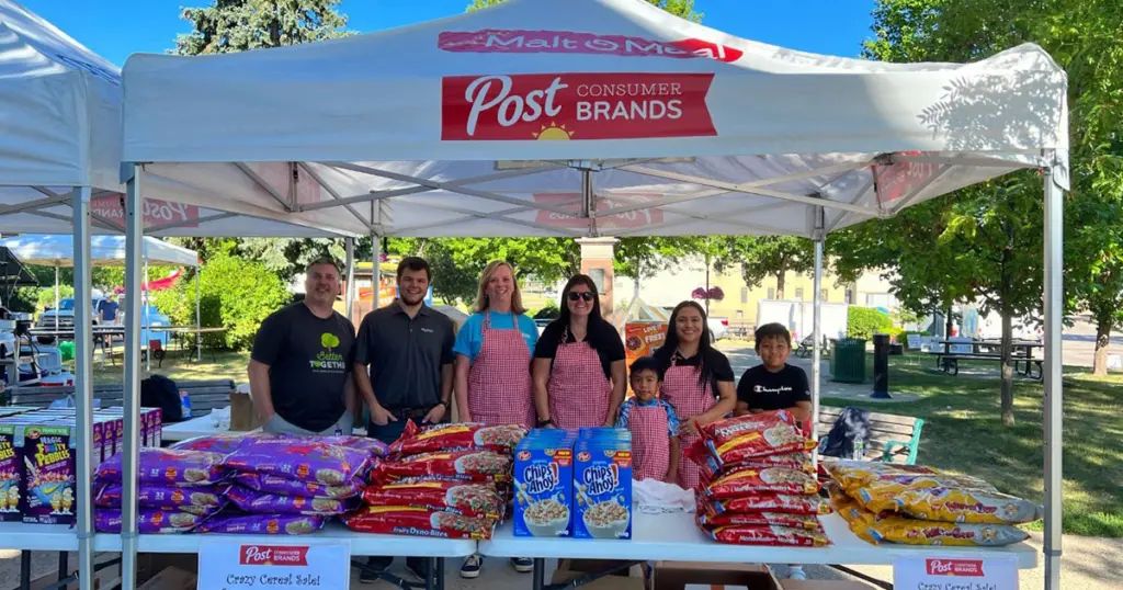 Post Consumer Brands Better Together Foundation members volunteering
