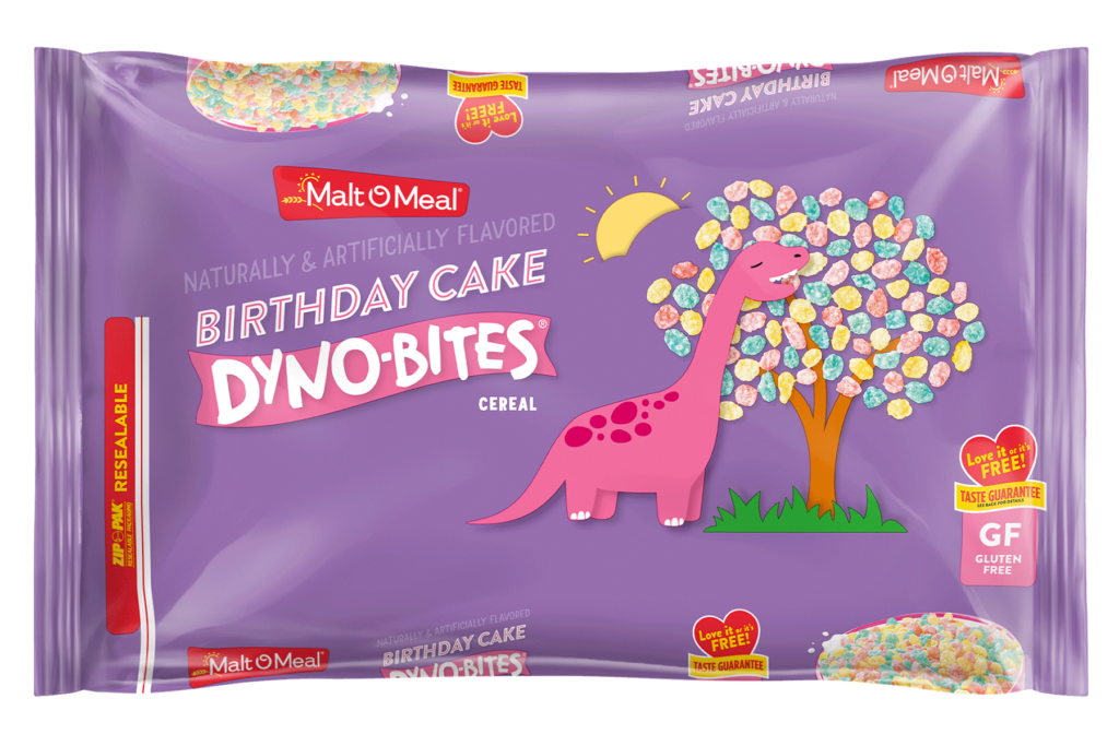 New Malt-O-Meal Birthday Cake Dyno Bites cereal