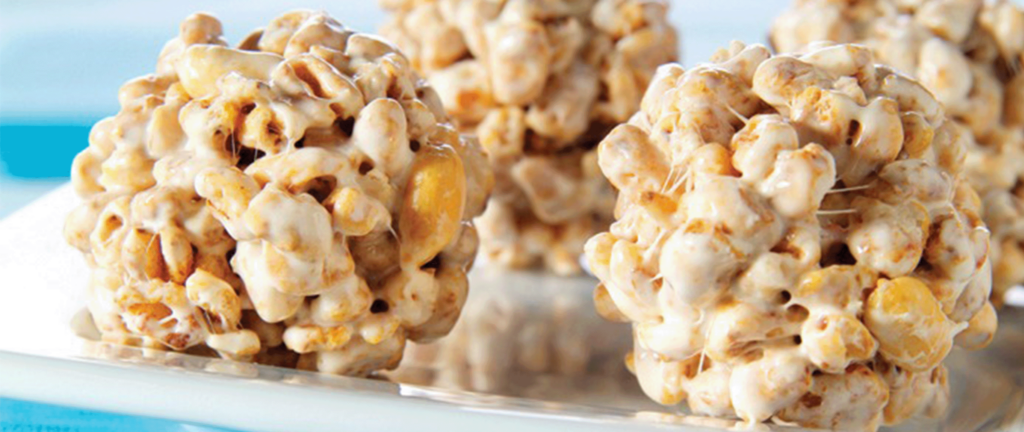 Crispy Treat Balls with Golden Crisp cereal