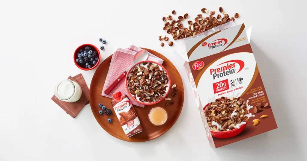 New Premier Protein Chocolate Almond Cereal