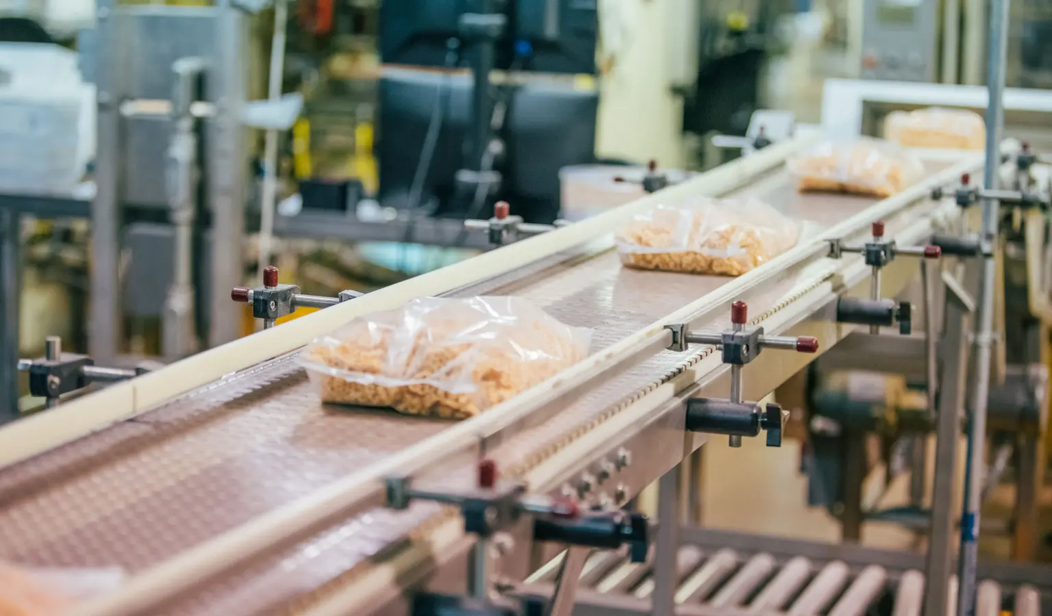 Cereal production line at Post Consumer Brands Northfield plant
