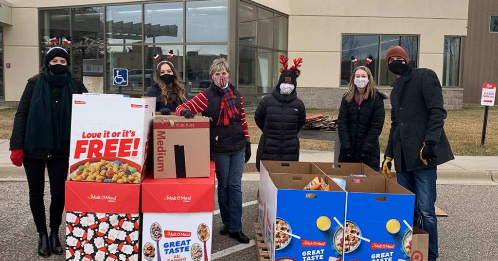 Stuff the van cereal donations to non-profits in 2020