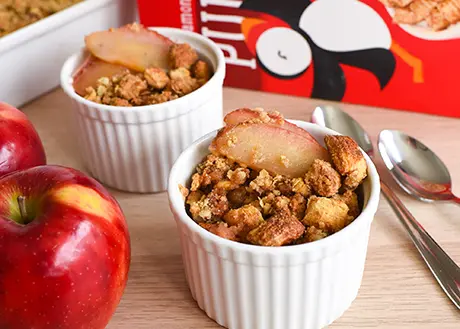 Puffins Cinnamon Apple Crisp