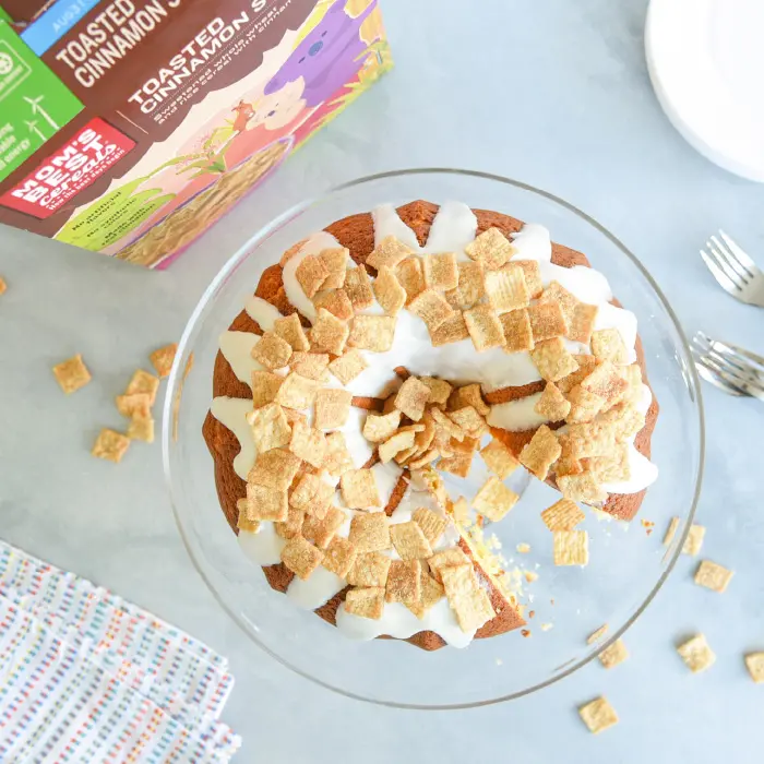 Toasted Cinnamon Squares Bundt Cake