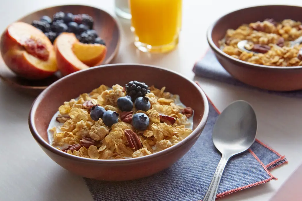 Bowls of Great Grains Crunchy Pecan cereal