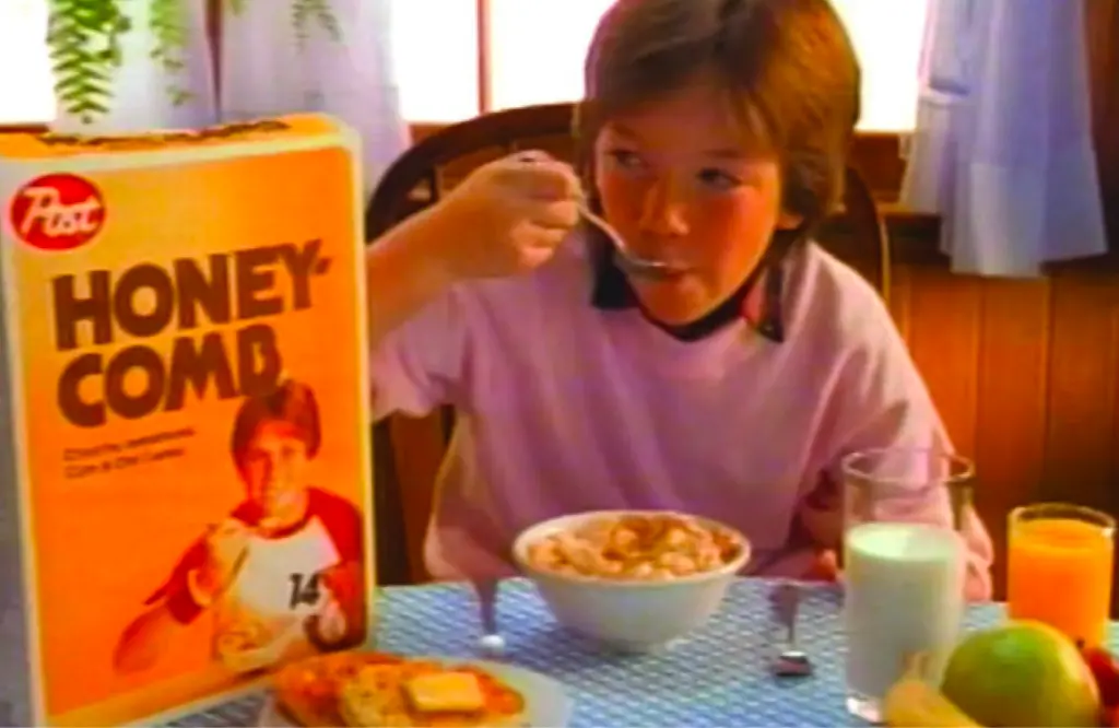 Youth consumer enjoy post cereal at the breakfast table