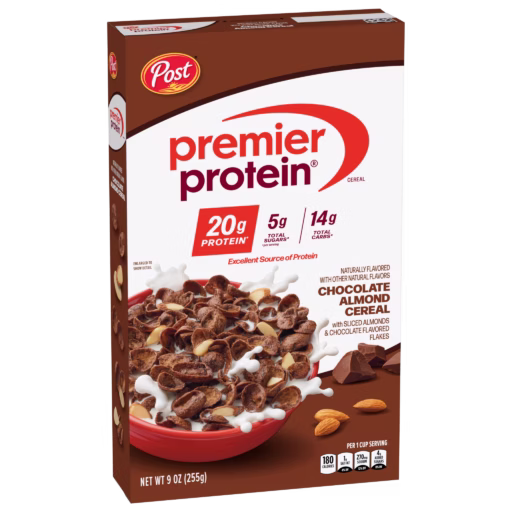 premier protein chocolate cereal 9oz box