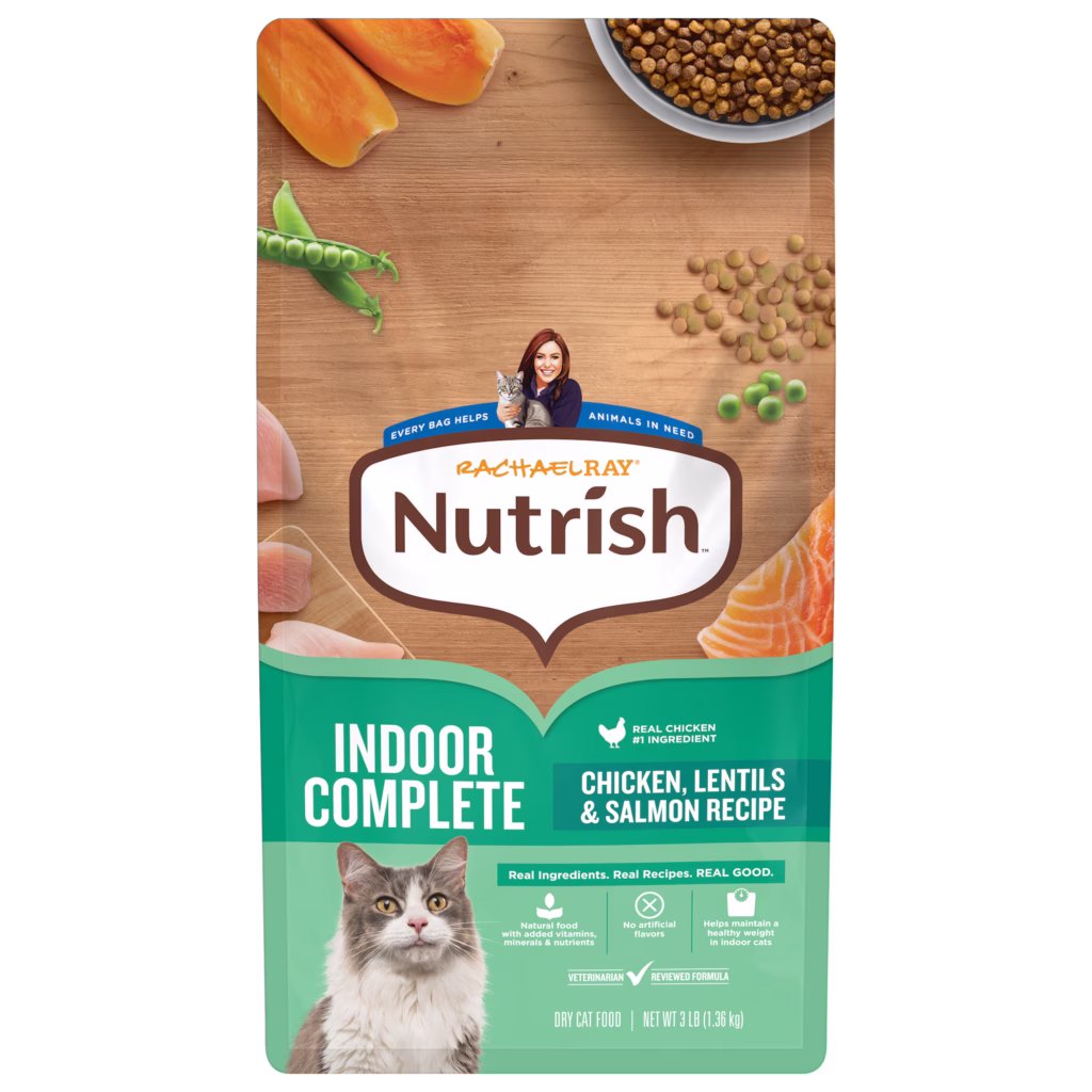 Rachel Ray Nutrish indoor complete dry cat food