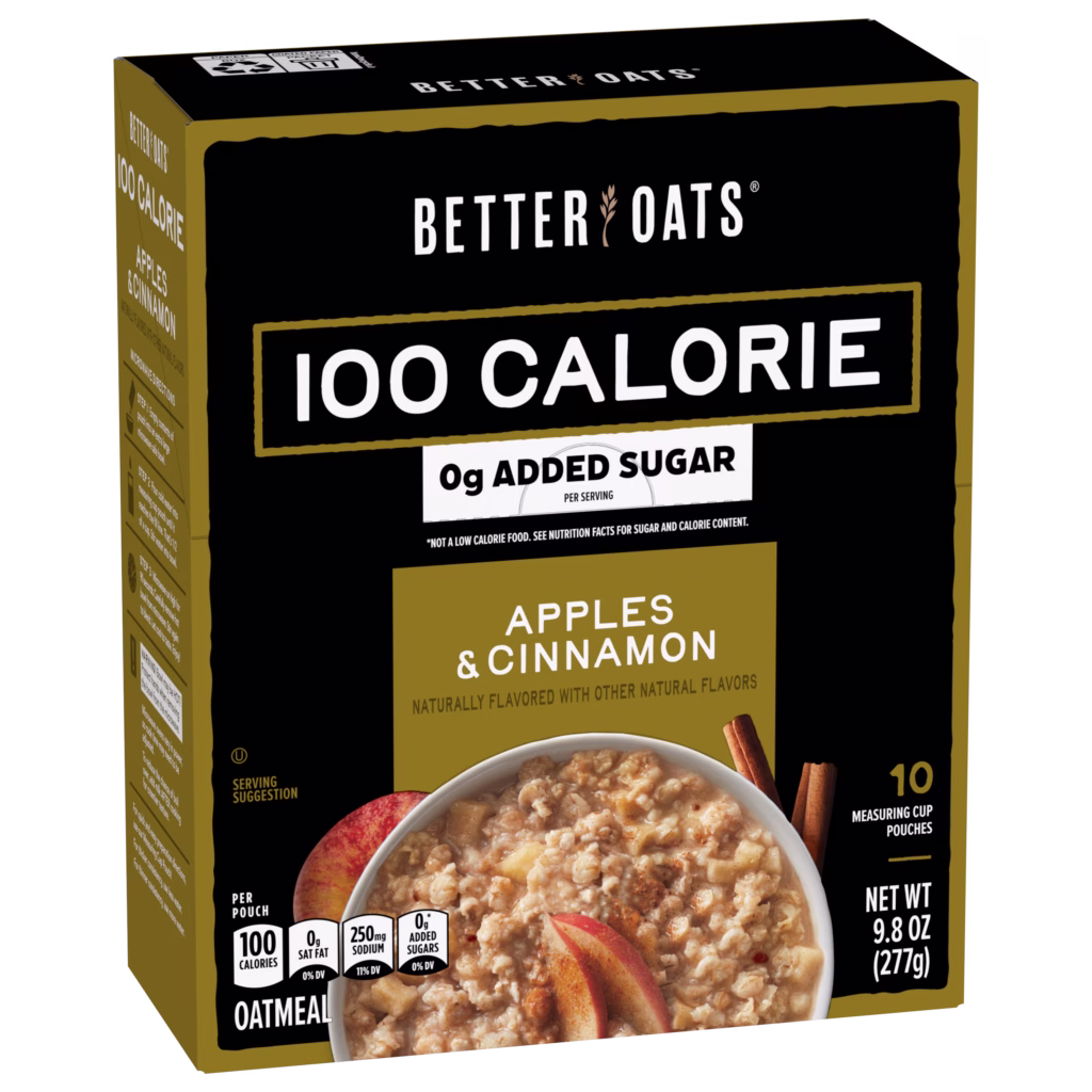 Better Oats™ 100 Calorie Apples & Cinnamon box