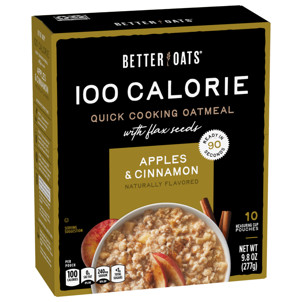 Better Oats® 100 Calorie Apples & Cinnamon box