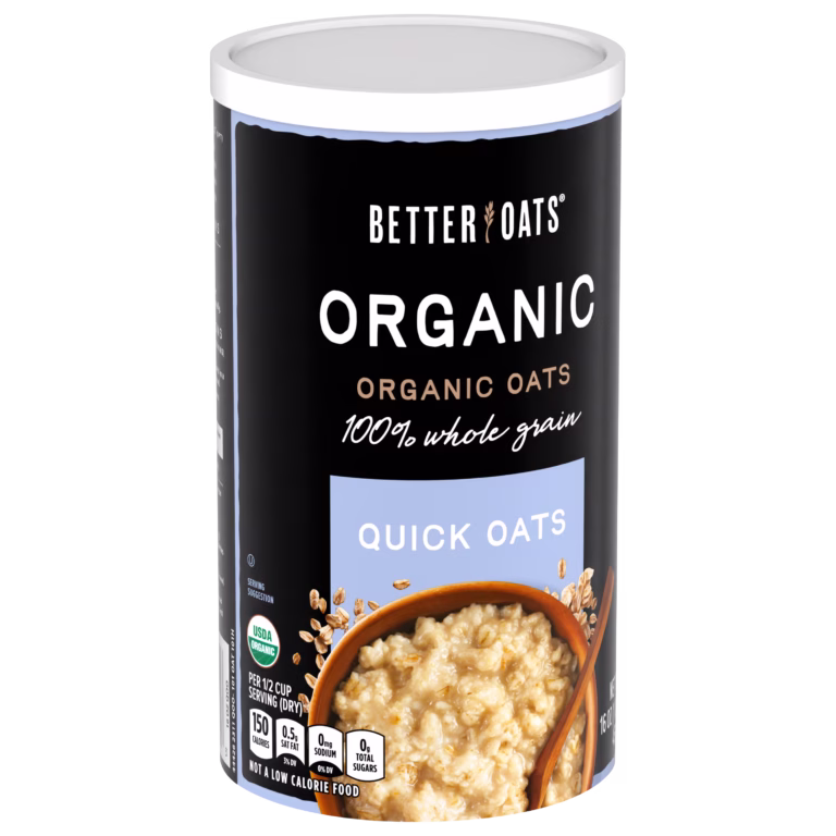 Better Oats™ Organic Quick Oats container