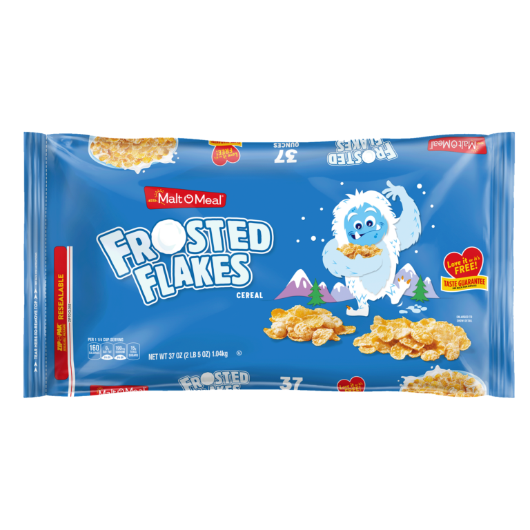 Malt-O-Meal™ Frosted Flakes cereal packaging