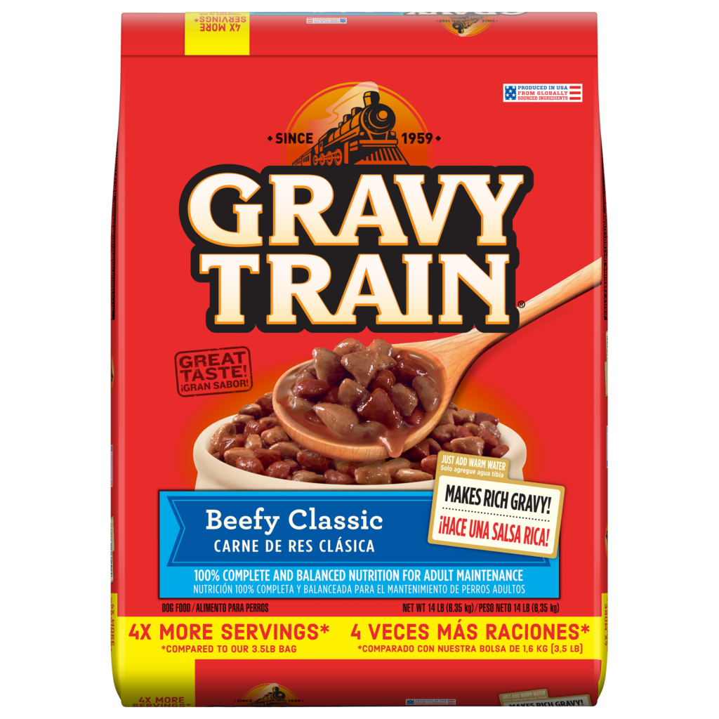 Gravy Train Beefy Classic Dry Dog Food 14 LB