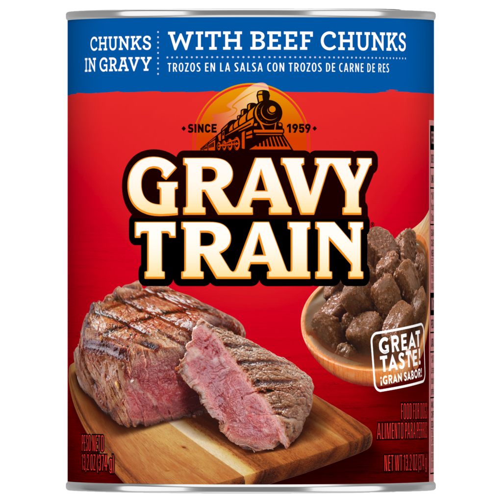 Gravy Train Chunks In Gravy With Beef Chunks Wet Dog Food