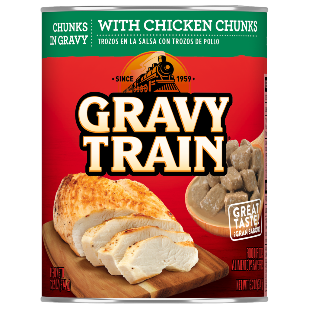 Gravy Train Chunks In Gravy With Chicken Chunks Wet Dog Food