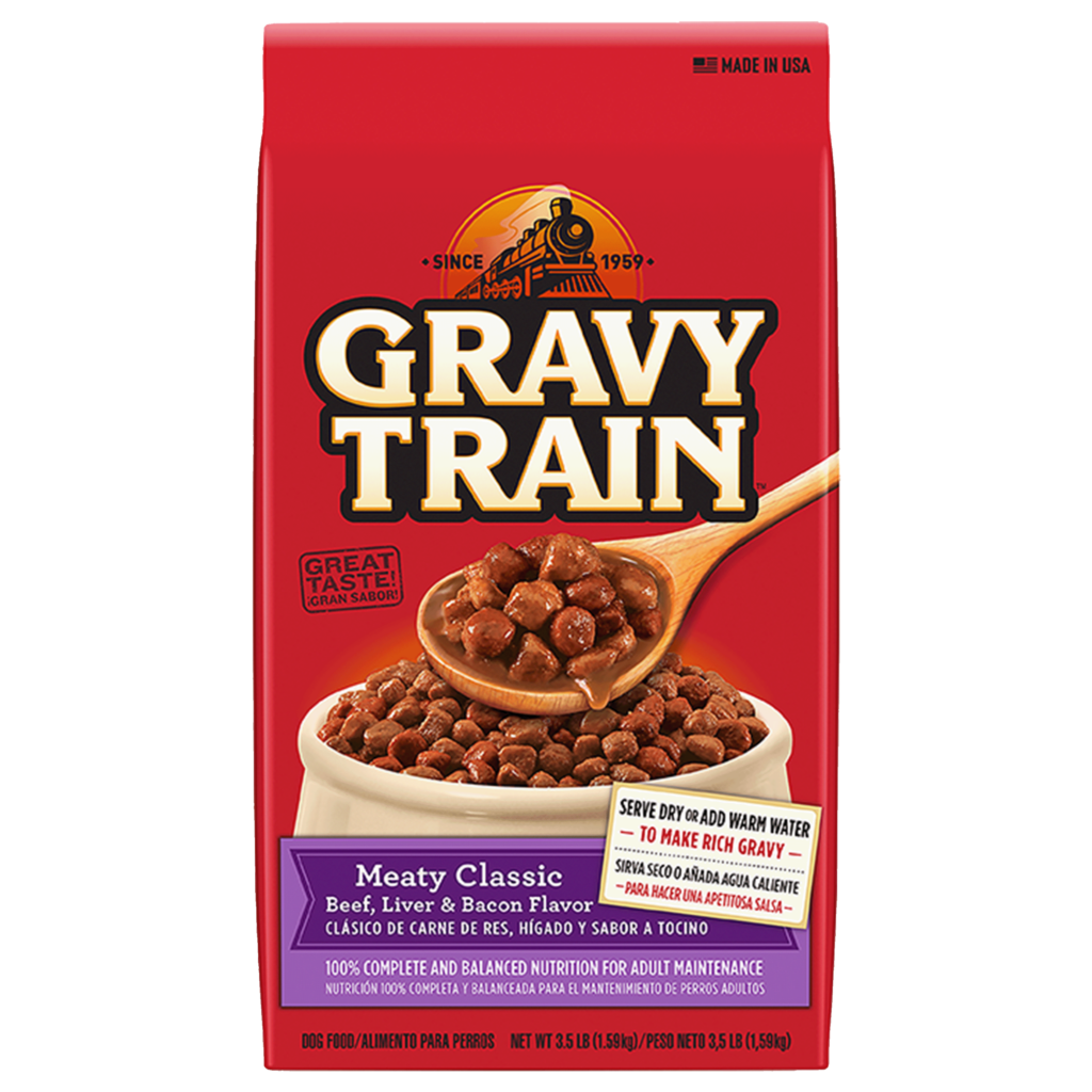 Gravy Train Meaty Classic Beef, Liver & Bacon Flavor Dry Dog Food