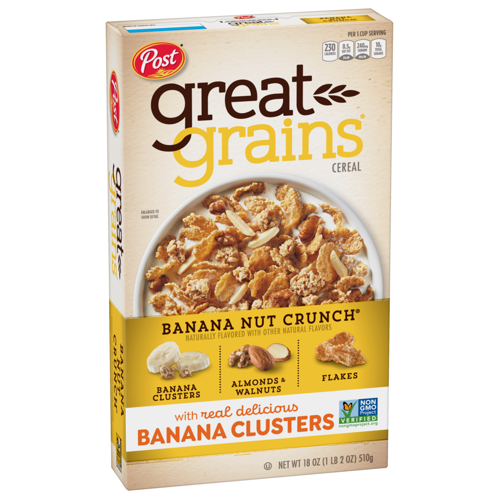 Great Grains® Banana Nut Crunch® cereal box
