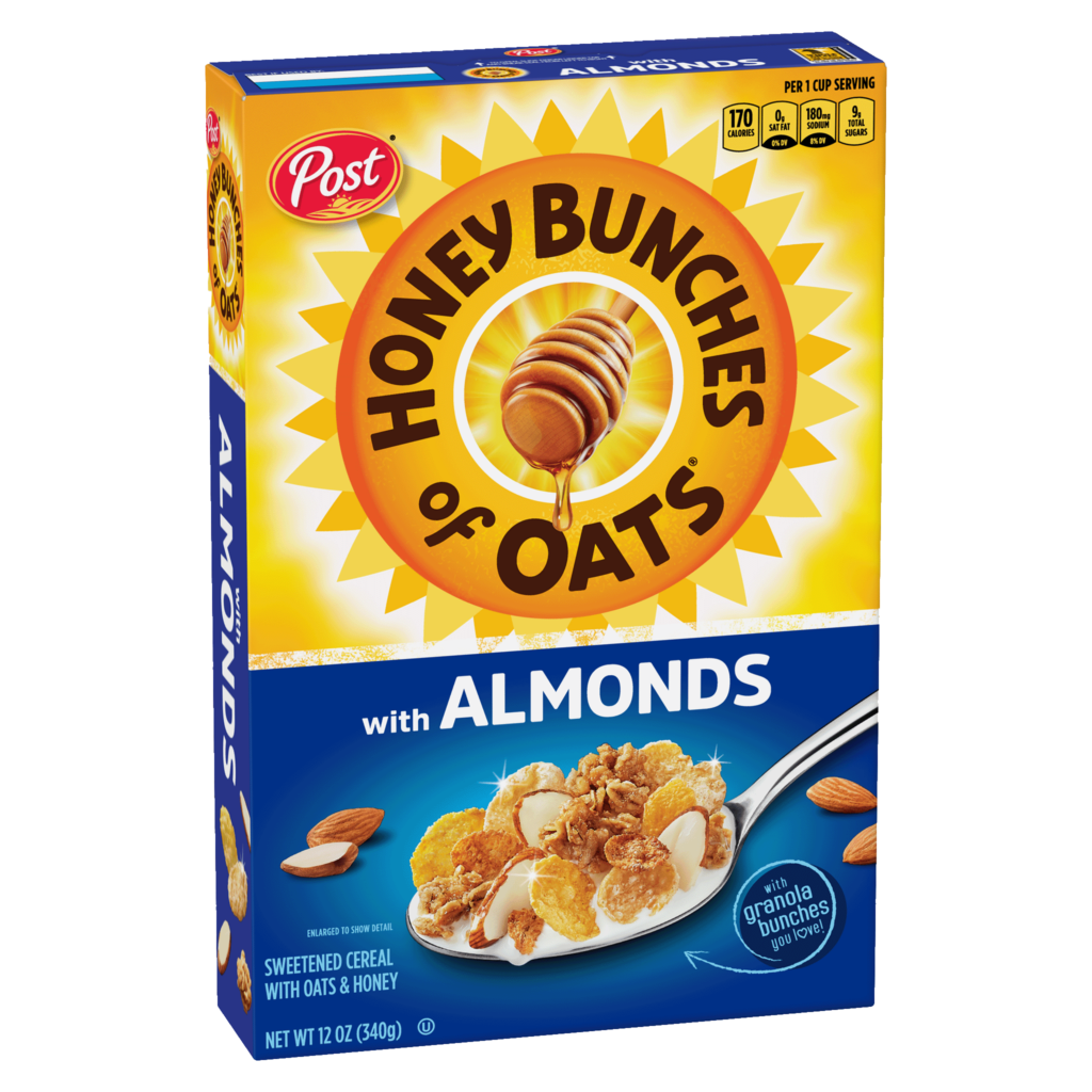 Honey Bunches of Oats® with Almonds cereal box