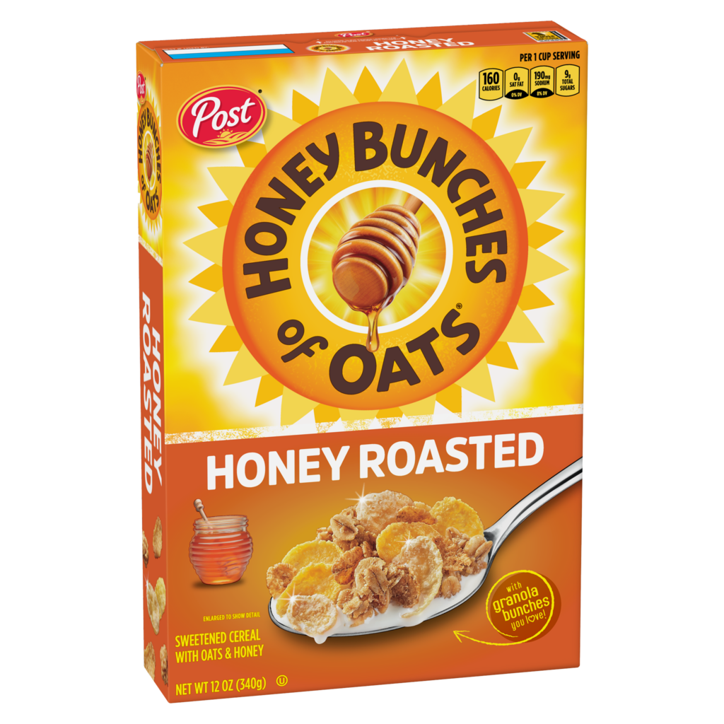Honey Bunches of Oats® Honey Roasted cereal box