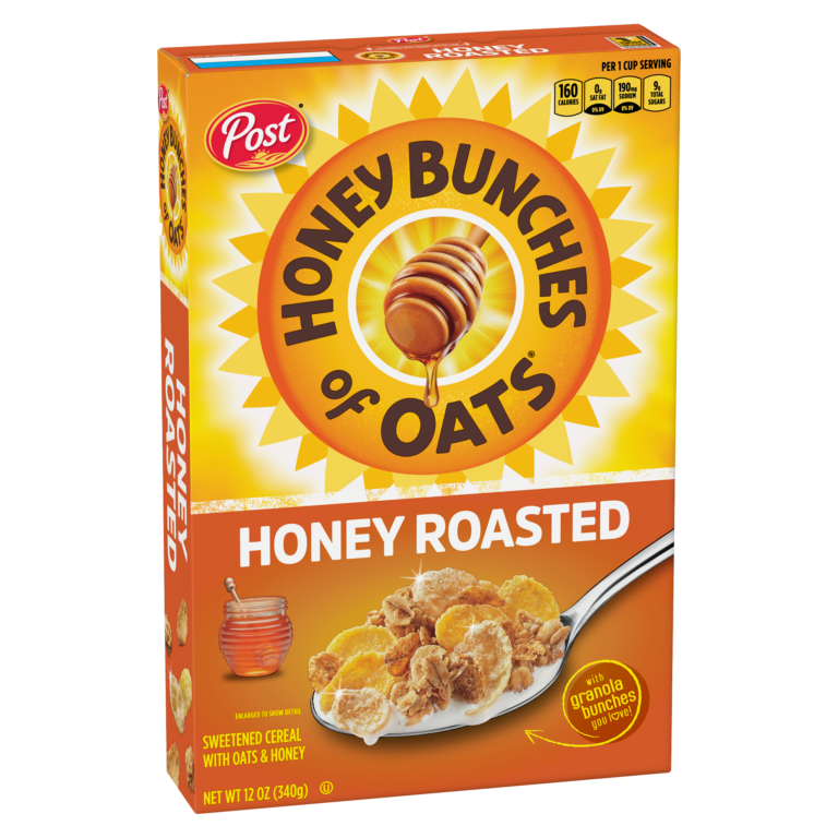 Honey Bunches of Oats™ Honey Roasted cereal box