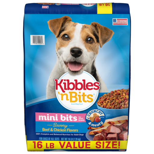 Kibblesn Bits Mini Bits Small Breed Beef And Chicken Dry Dog Food