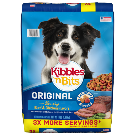 Kibblesn Bits Original Beef And Chicken Dry Dog Food