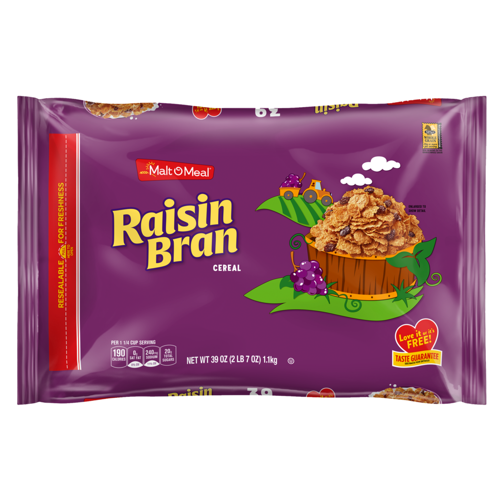 Malt-O-Meal Raisin Bran cereal