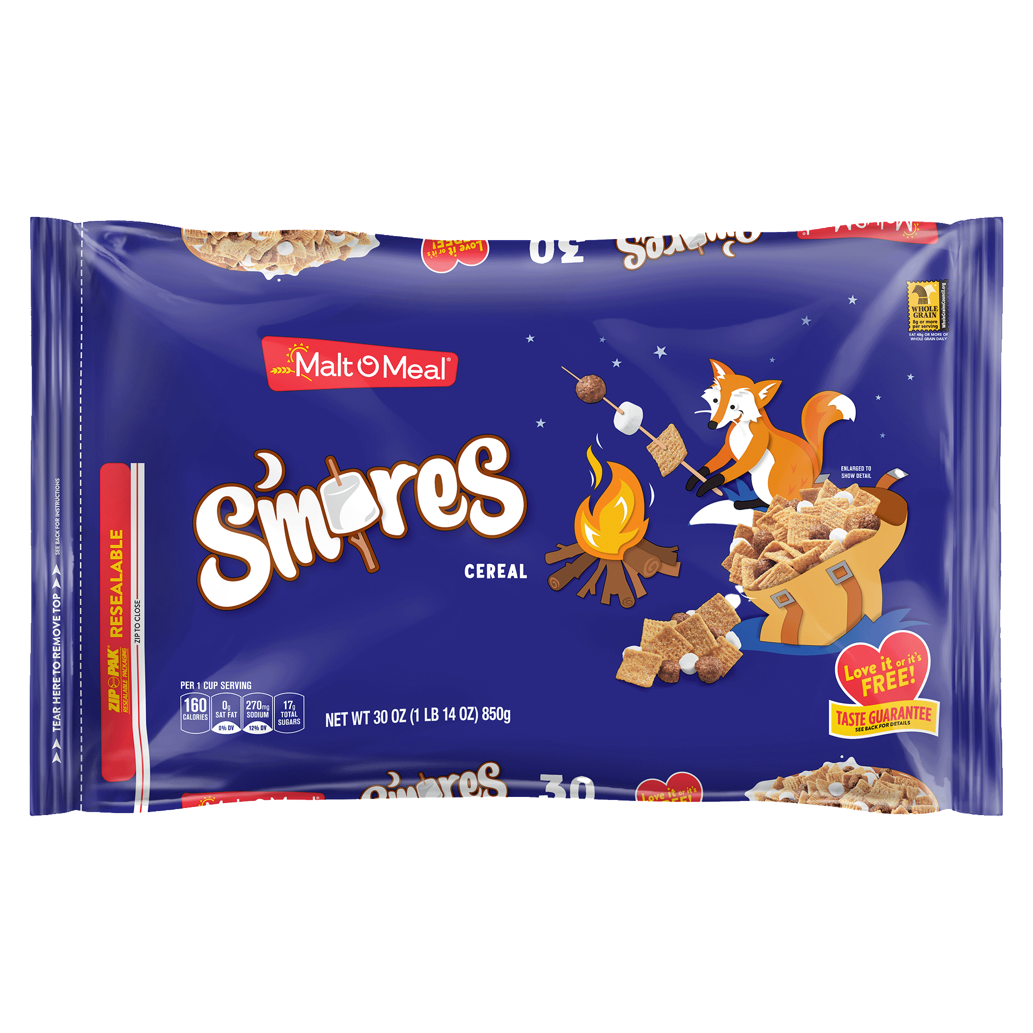 MaltOMeal® S'mores cereal Post Consumer Brands