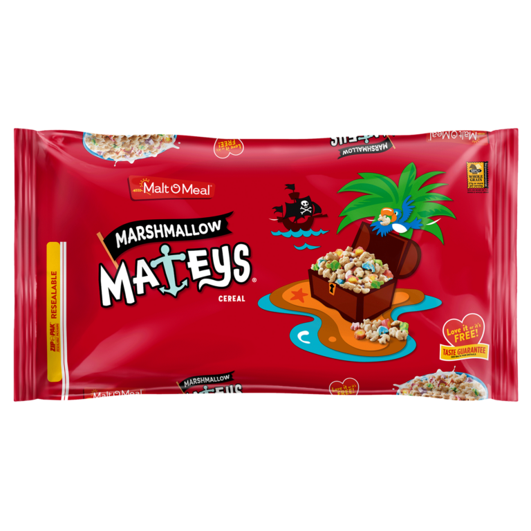 Malt-O-Meal™ Marshmallow Mateys™ cereal packaging