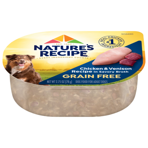 Natures Recipe Chicken And Venison Grain Free Wet Dog Food