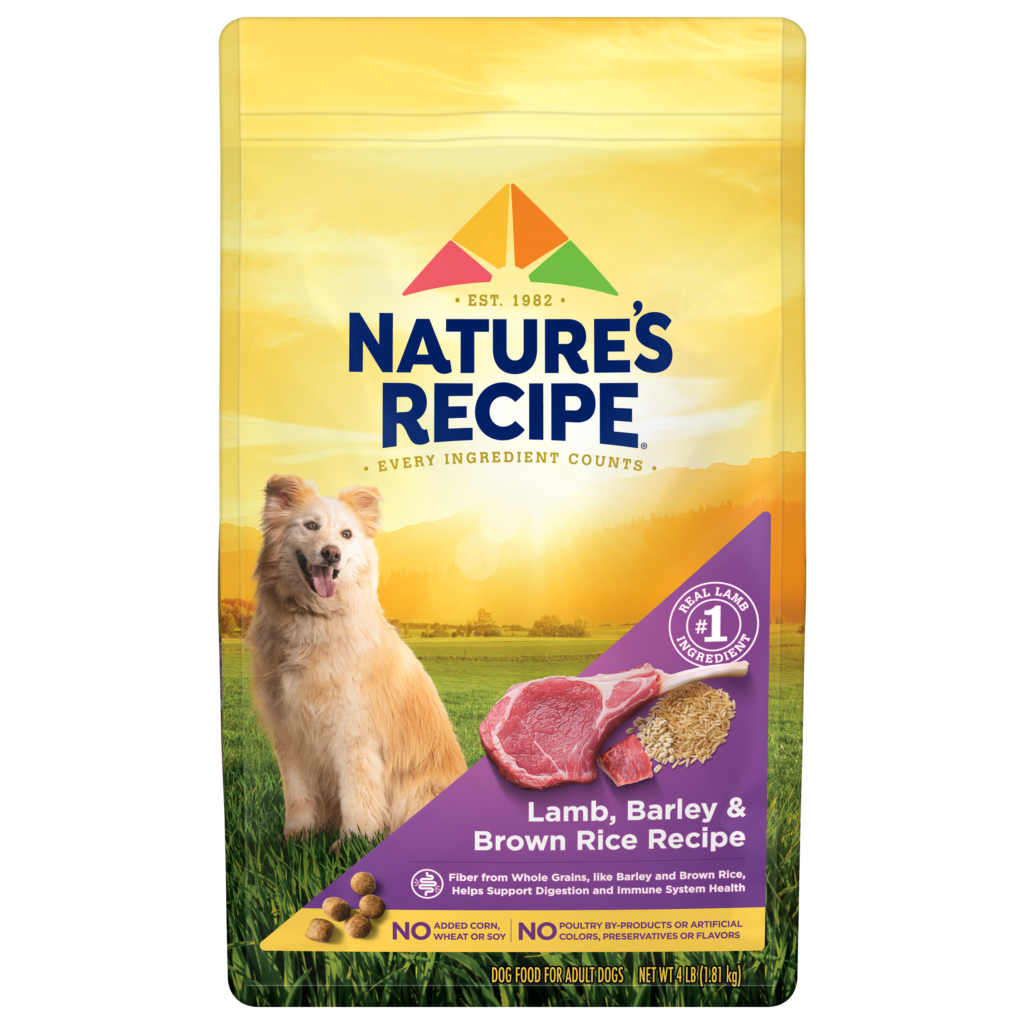 Natures Recipe Lamb Barley Brown Rice Whole Grain Dry Dog Food