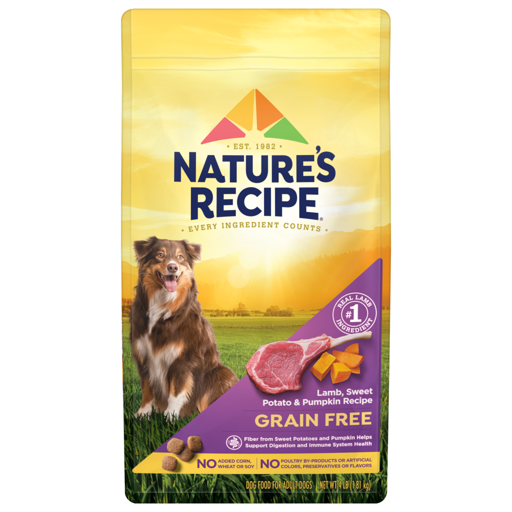 Natures Recipe Lamb Sweet Potato Pumpkin Grain Free Dry Dog Food