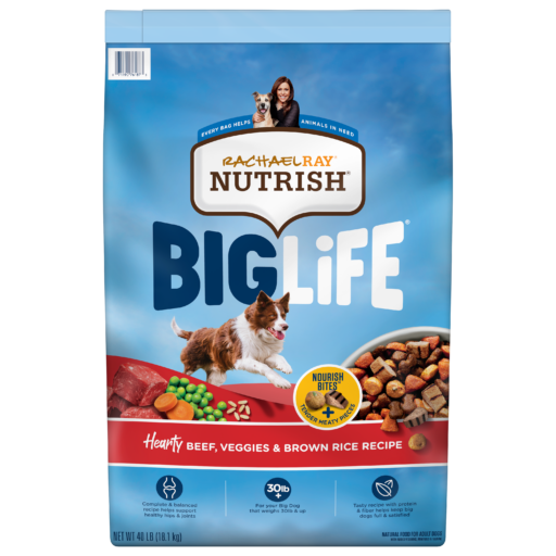 Nutrish Big Life Hearty Beef Veggies Brown Rice Dry Dog Food