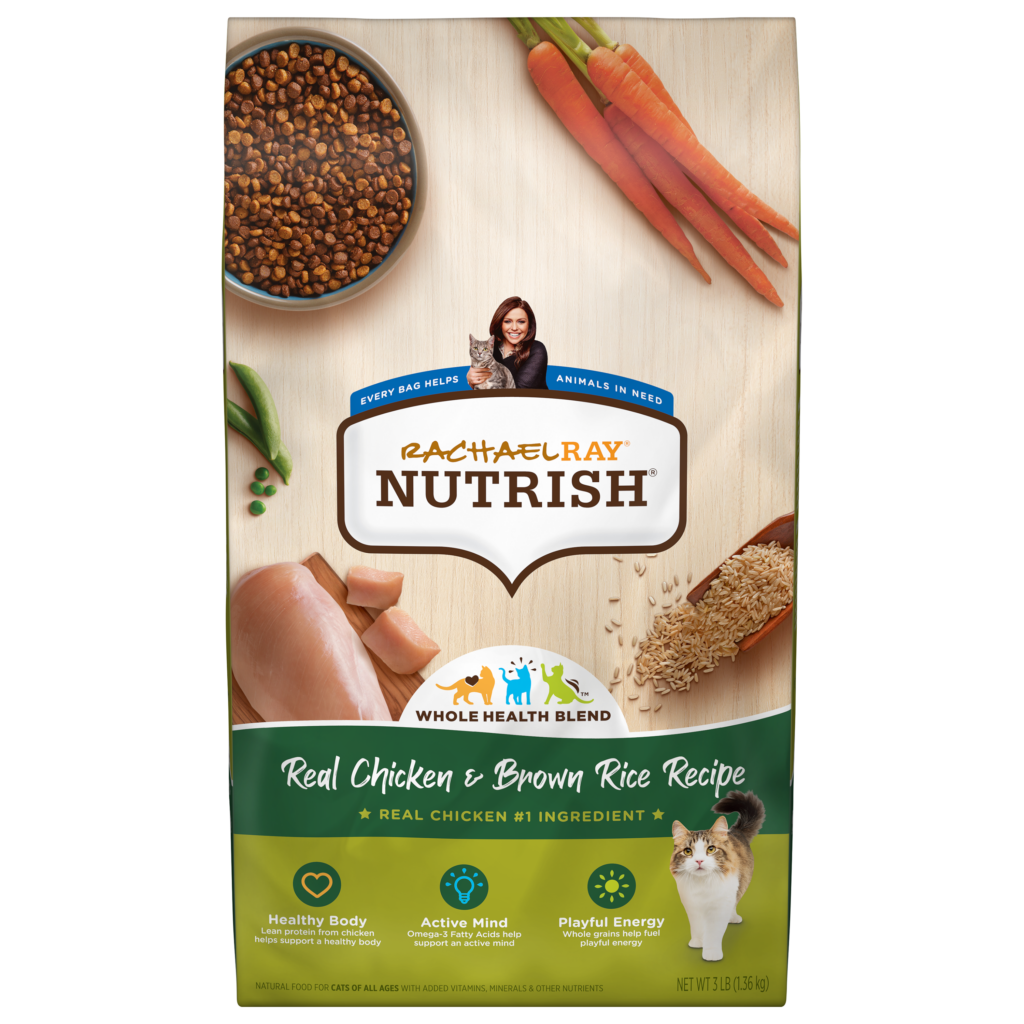 Nutrish Indoor Real Chicken Brown Rice Dry Cat Food