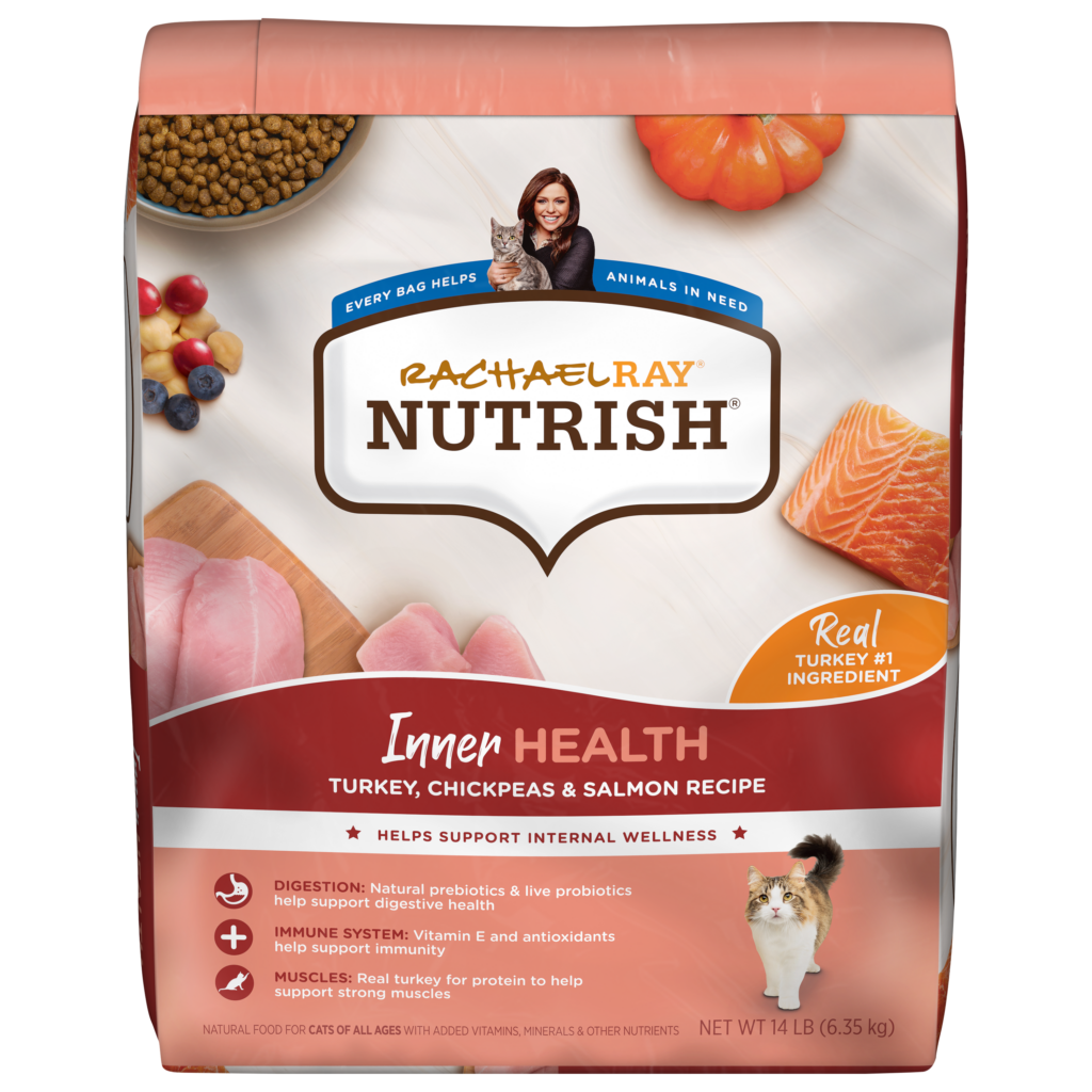 Nutrish Inner Health Turkey Chickpea Salmon Dry Cat Food