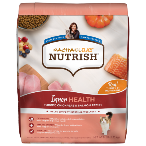 Nutrish Inner Health Turkey Chickpea Salmon Dry Cat Food