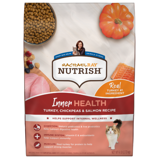 Nutrish Inner Health Turkey Chickpea Salmon Dry Cat Food